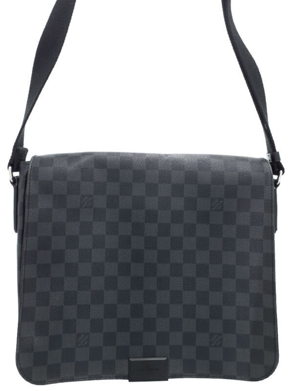 Louis Vuitton Damier Graphite Black District Shoulder Bag